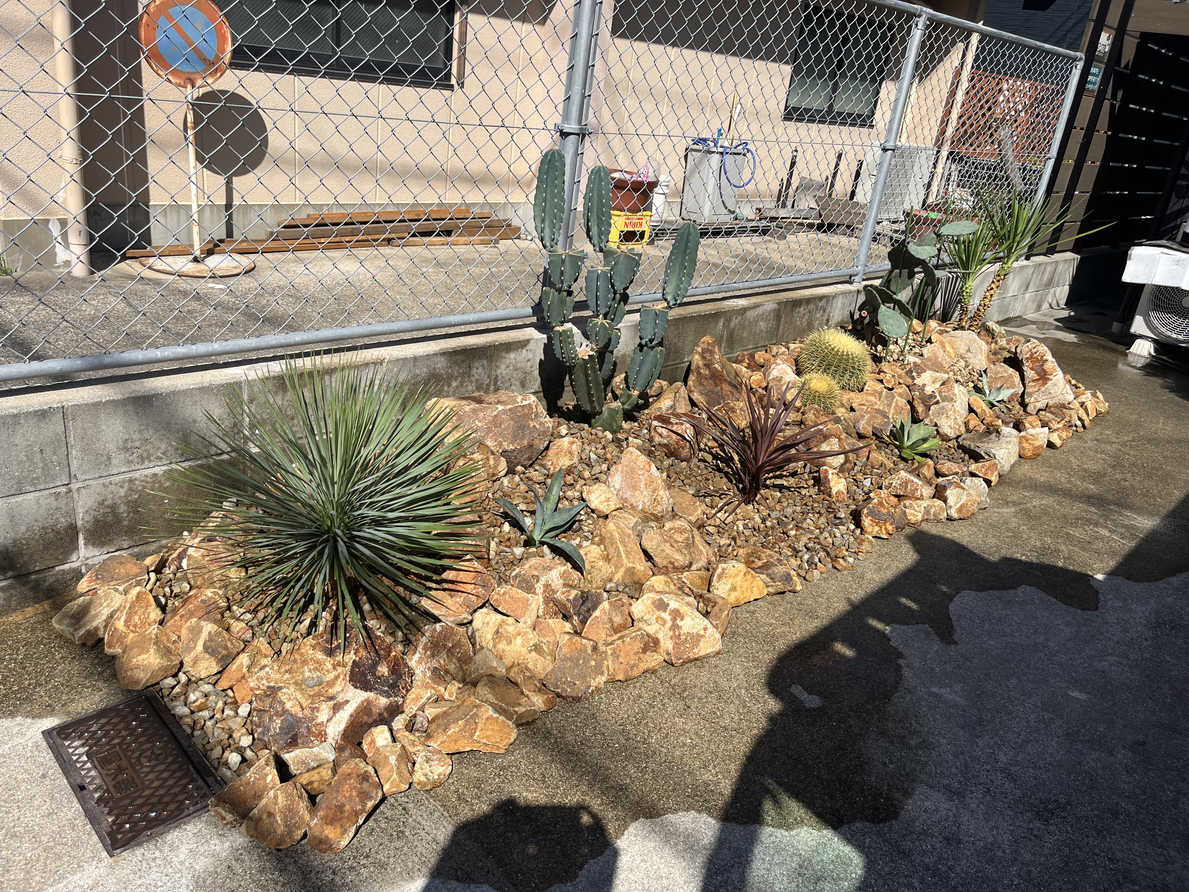 k様邸ドライガーデン工事